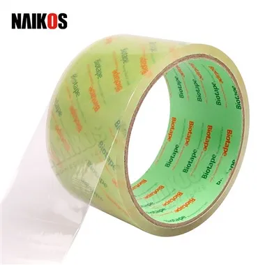 Biologiskt nedbrytbar tejp kan återvinna packtejp